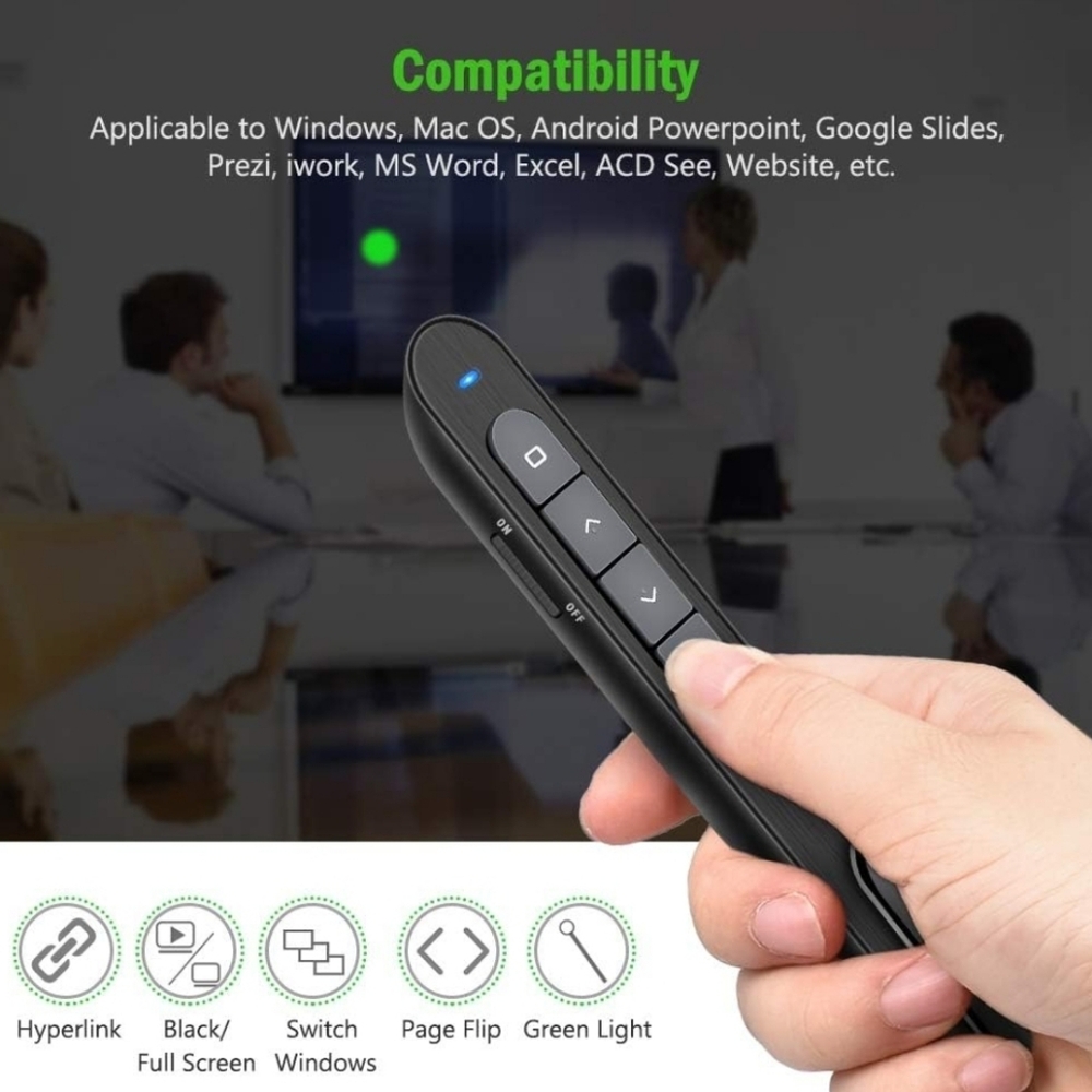 Presentation remote PowerPoint clicker